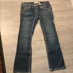 Laguna B Blue Boot Cut Jeans with Classic Flare